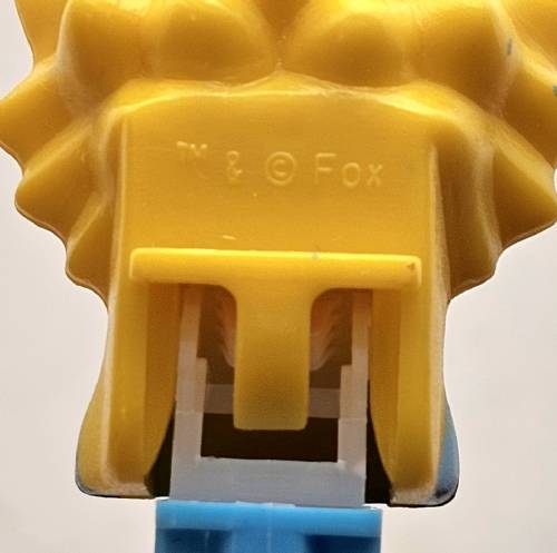 PEZ - Simpsons - Maggie Simpson - Fox copyright