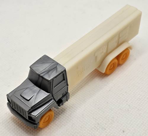 PEZ - Trucks - Misfits - Cab #R1 - Silver Cab, Orange Wheels - B