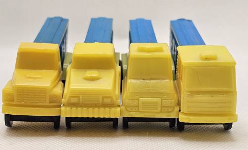 © Bryan Whalen PEZ - Trucks - Series D - Cab #R4 - Yellow Cab - B
