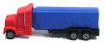 PEZ - Truck  Red cab, blue trailer