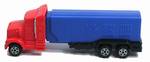 PEZ - Truck Red cab, blue trailer