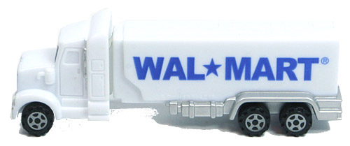 PEZ - Advertising Walmart - Truck - White cab, white trailer