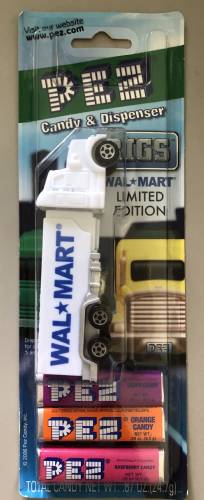 PEZ - Advertising Walmart - Truck - White cab, white trailer