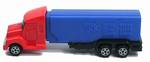 PEZ - Truck with V-Grill Red cab, blue trailer