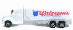 PEZ - Walgreens  Truck with V-Grill - White cab, white trailer