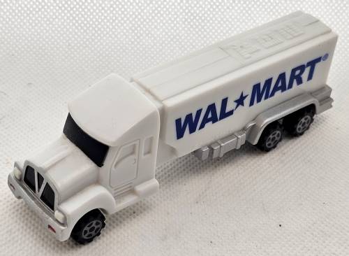 PEZ - Advertising Walmart - Truck with V-Grill - White cab, white trailer