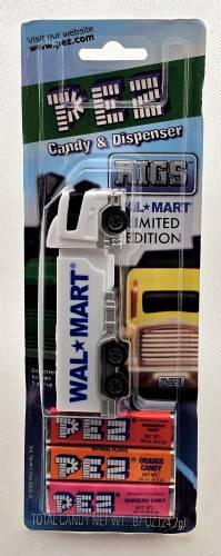 PEZ - Advertising Walmart - Transporter - White cab, white trailer