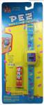 PEZ - Watch & Candy Dispenser  Yellow with Blue Band