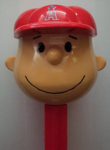 PEZ - Giant PEZ - Peanuts - MLB Charlie Brown - Anaheim Angels