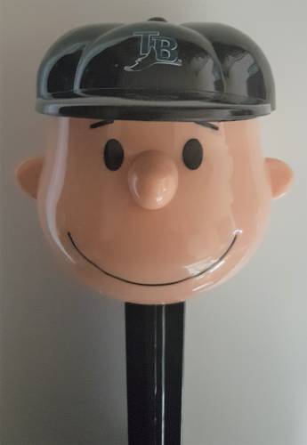 PEZ - Peanuts - MLB Charlie Brown - Tampa Bay Devil Rays