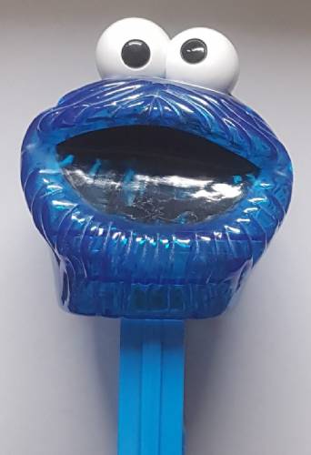 PEZ - Sesame Street - Cookie Monster - Crystal Blue Head