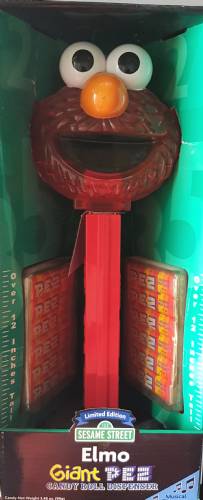 PEZ - Giant PEZ - Sesame Street - Elmo - Crystal Red Head