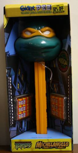 PEZ - Giant PEZ - Teenage Mutant Ninja Turtles - Michelangelo