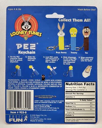 PEZ - Keychain - Looney Tunes - Tasmanian Devil