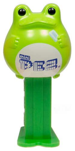 PEZ - Mini PEZ - Frog Style 1 #10 - Green PEZ Frog