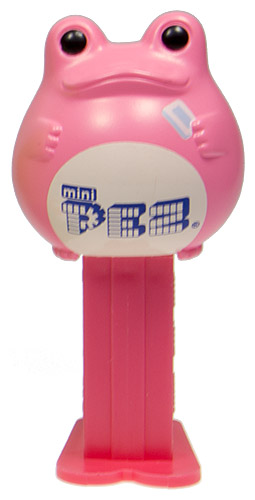 PEZ - Mini PEZ - Frog Style 1 #10 - Pink PEZ Frog