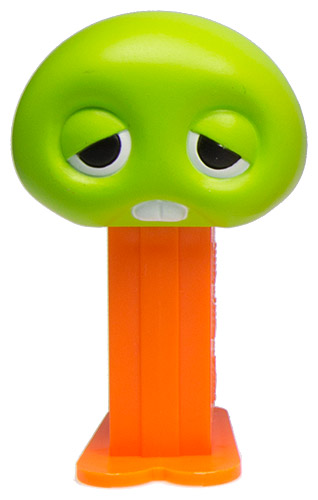 PEZ - Mini PEZ - Gachapin and Mukku 1 #18 - Gachapin - Green Head