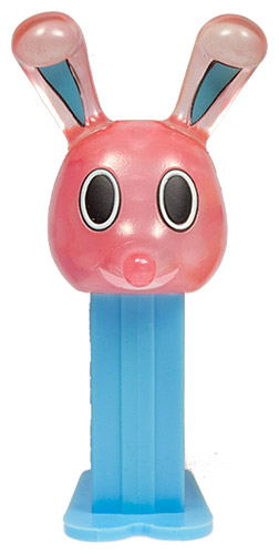 PEZ - Gachapin and Mukku 2 #22 - Chibi Mimi - Crystal Pink Head