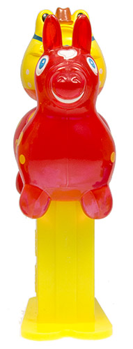 PEZ - Mini PEZ - Rody Meets Frogstyle #20 - Red Rody/Yellow Frog