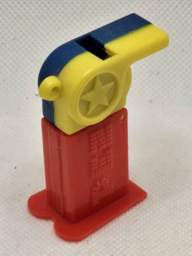 PEZ - Party Favors - Whistles - Coach Whistle - Yellow/Blue