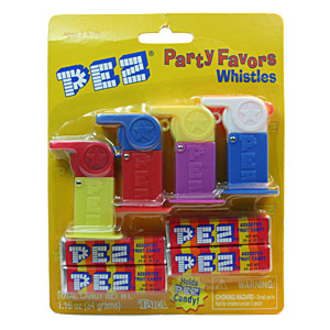 PEZ - Party Favors - Whistles - Coach Whistles Package