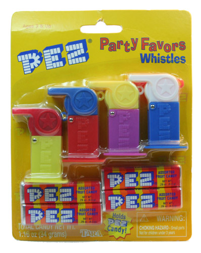 PEZ - Party Favors - Whistles - Coach Whistles Package