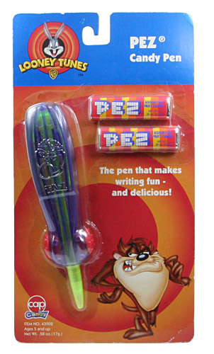 PEZ - Pen - Looney Tunes Candy Pen - Taz Candy Pen