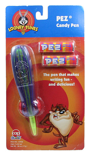 PEZ - Pen - Looney Tunes Candy Pen - Taz Candy Pen