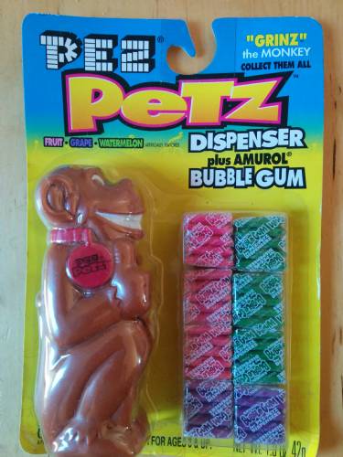 PEZ - PEZ Petz - Series 1 - Grinz the Monkey