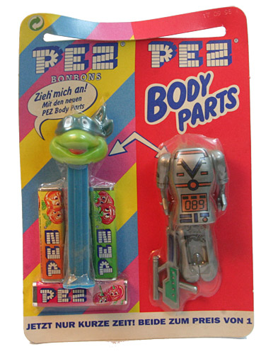 PEZ - Body Parts - Series 2 - Spaceman/Robot