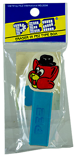 PEZ - Erasers - Eraser in PEZ Type Box - Cat with Derby