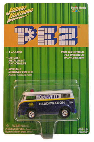 PEZ - Johnny Lightning - Emergency Trucks - Police Van