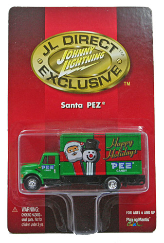 PEZ - Johnny Lightning - JL Direct Exclusive - Santa PEZ