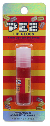 PEZ - Lip Balm/Gloss - Lip Gloss - Roll On Lip Gloss - Strawberry