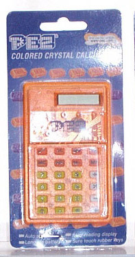 PEZ - Miscellaneous (Non-Dispenser) - Calculator - Colored Crystal Calculator - Orange