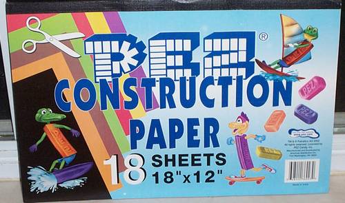 PEZ - Miscellaneous (Non-Dispenser) - Construction Paper (Large)
