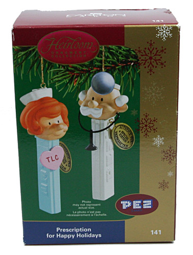 PEZ - Ornaments - Carlton Cards - Doctor & Nurse