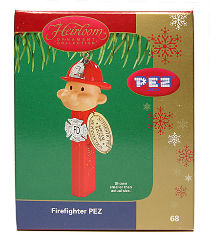 PEZ - Ornaments - Carlton Cards - Firefighter