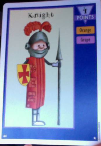 PEZ - PEZ Card Game - Individual Cards - Knight - #45