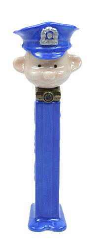 PEZ - Porcelain Hinged Boxes - Policeman