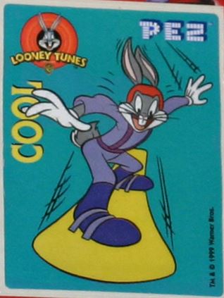 PEZ - Stickers - Looney Tunes Cool - Surfing Bugs