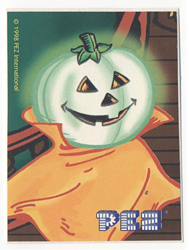 PEZ - Stickers - Glowing Ghosts - Polly Pumpkin