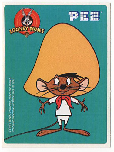 PEZ - Stickers - Looney Tunes - No Border - Speedy Gonzales