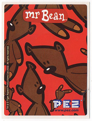 PEZ - Stickers - Mr. Bean - Teddy