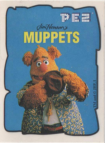 PEZ - Stickers - Muppets - Fozzie