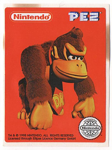 PEZ - Stickers - Nintendo - Donkey Kong