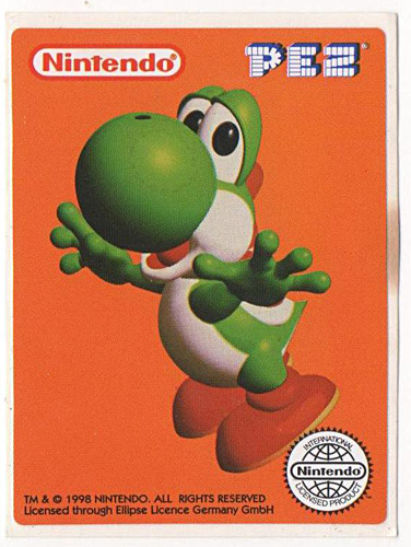 PEZ - Stickers - Nintendo - Yoshi