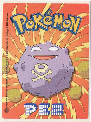 PEZ - Stickers - Pokmon - Koffing