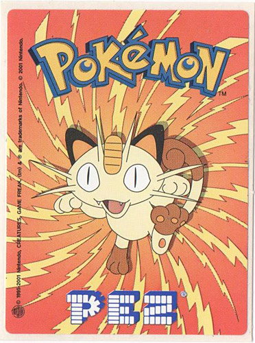 PEZ - Stickers - Pokmon - Meowth