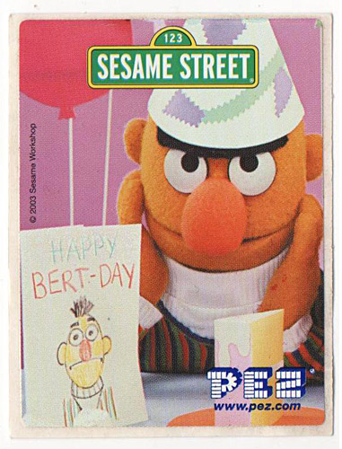 PEZ - Stickers - Sesame Street - Bert